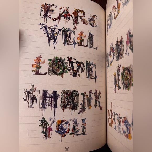 Christian Lacroix Les Saisons Artistic Design B5 Size Durable Hardcover Journal - Picture 5 of 11